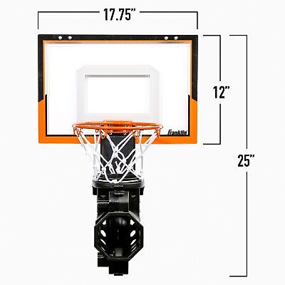 Franklin Sports Mini Basketball Hoop with Rebounder and Ball - Over The Door ...