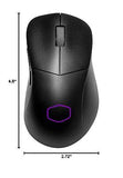 Cooler Master MM731 Wireless Gaming Mouse Black, Adjustable 19,000 DPI, Palm|...