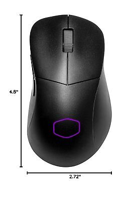 Cooler Master MM731 Wireless Gaming Mouse Black, Adjustable 19,000 DPI, Palm|...