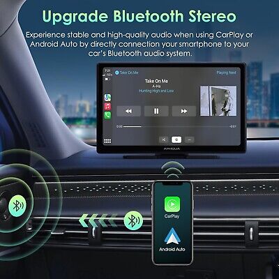 2024 Newest- Wireless Carplay & Android Auto with 2.5K Dash Cam, Carplay Scre...