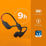 PHILIPS GO A7607 Open-Ear Bone Conduction One-Size, Gen 2 with Safety Lights