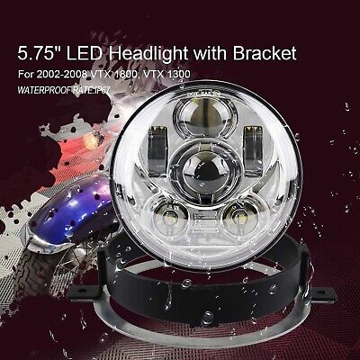 5.75 inch Round LED motorcycleDRL with Ring Mounting Bracket Fit for 2002-200...