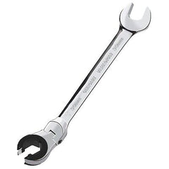 LOSCHEN 1PC 30mm Open Flex-Head Ratcheting Wrench, Metric Ratcheting Spanner ...