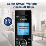 VTech Connect to Cell DS6771-3 DECT 6.0 Cordless Phone - Black, Silver, 6.9" ...