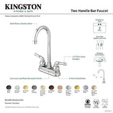 Kingston Brass KB496 Magellan Bar Faucet, Antique Copper, 2.75 x 2.75 x 2.13