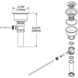 Elkay LK27 Lever Operated Drain Fitting