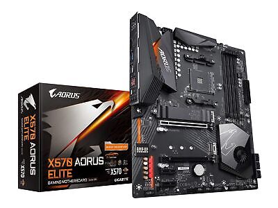 Gigabyte X570 AORUS Elite (AMD Ryzen 3000/X570/ATX/PCIe4.0/DDR4/USB3.1/Realte...