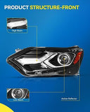 PHILTOP Headlight Assembly, Compatible with 2018-2020 Equinox Driver Side, Am...