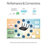 ASUS RT-AX3000 Ultra-Fast Dual Band Gigabit Wireless Router - Next Gen WiFi 6...