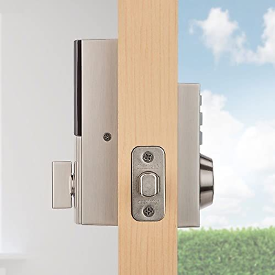 Kwikset 914 Contemporary Keypad SmartCode Electronic Deadbolt Satin Nickel