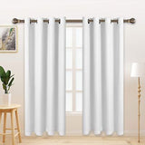 LORDTEX Linen Look Textured Blackout Curtains with Thermal Insulated Liner - ...