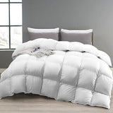 Feather Down Comforter Queen Size, All-Season Duvet Insert Feather and Down C...