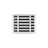 14x12 Modern AC Vent Cover - Decorative White Air Vent - Standard Linear Slot...