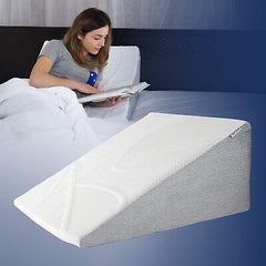 12-Inch Memory Foam Wedge Bed Pillow for Sleeping - for Acid Reflux, Heartbur...