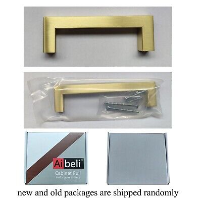 30 Pack Gold Cabinet Pulls 8 Inch Brushed Brass Kitchen Cabinet Pulls Stainle...