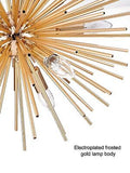 Modern Gold Sputnik Chandeliers Pendant Light fixtures for Kitchen Island Lig...