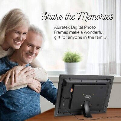 Aluratek 14&#8221; LCD Digital Photo Frame with 4GB Built-in Memory with Remote,