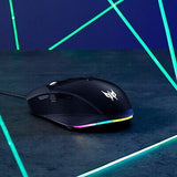 Acer Predator Cestus 335 Gaming Mouse with PixArt 3370 Sensor, Adjustable DPI...