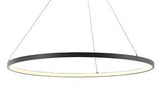 JONATHAN Y JYL7203A Brice 23.75' Round Integrated LED Metal Pendant Chandelie...