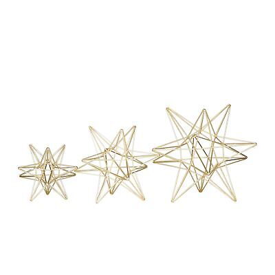 CosmoLiving by Cosmopolitan Metal Star Decorative Sculpture Home Decor Statue...