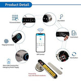 Smart Lock,CATCHFACE Fingerprint Door Lock Keyless Entry Door Lock Biometric ...