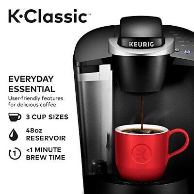 Keurig K-Classic Coffee Maker K-Cup Pod, Single Serve, K-Cup, Black