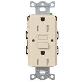 Lutron 15 Amp Tamper-Resistant GFCI Duplex Receptacle in Light Almond