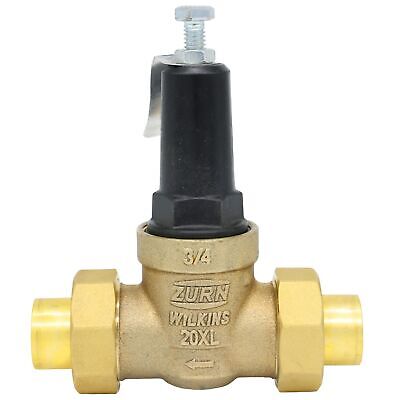 Zurn Wilkins 34-20XLDUC 3/4" 20XL Pressure Reducing Valve (Double Union Coppe...