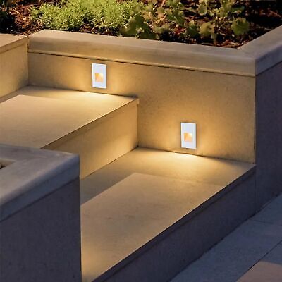 12-Pack Step Lights Outdoor Stair Lights Indoor 12V 4W 150LM, 3000K/4000K/500...