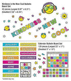 Carson Dellosa Kind Vibes Bright Classroom D&#233;cor Bundle, Classroom Calendar