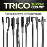 TRICO Silicone Ceramic Coated 24" + 19" Super Premium Automotive Replacement ...