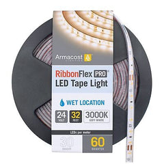 Armacost Lighting RibbonFlex Pro Soft White (3000K), 60LEDs/M, 10M, 24V Outdo...