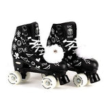 Epic Skates Epic Skates Womens Luv Quad Roller Skates , Black/White