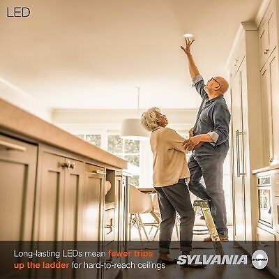 SYLVANIA 5&#8221;/6" LED Recessed Lighting Downlight with Trim, Dimmable, 9W=65W