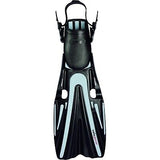 Mares Volo Power Open Heel Fins - BLACK, Regular