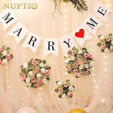 NUPTIO Flower Wedding Centerpieces for Tables - 10 Pcs 2.9 inch Inner Diam Sm...