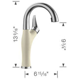 BLANCO 526379 Artona Bar/Prep Faucet, Biscuit