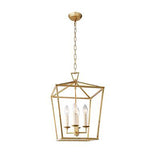 AA Warehousing 4-Light Lantern Chandelier in Gold Finish, Model Number: LZ01A...