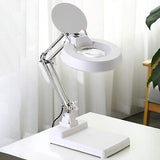 LED Magnifying Lamp, Magnifier Desk Lamp 10X, 4200 Lumens,5 Inch Magnifier Gl...