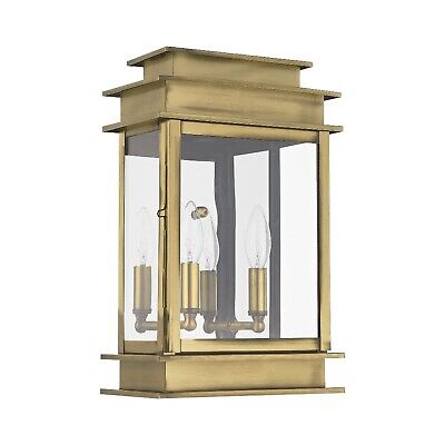 Livex Lighting 2016-29 Princeton Outdoor Wall Lantern, 15.25" x 9.5" x 15.25"...