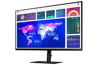 SAMSUNG ViewFinity S60UA Series 24-Inch WQHD Monitor, 75Hz, 24-inch, Black