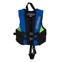 O'Neill Wetsuits Child Reactor USCG Life Vest 1SZ Black/Pacific/Dayglo