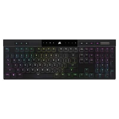 Corsair K100 AIR Wireless RGB Mechanical Gaming Keyboard - Ultra-Thin, Sub-1m...