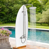 gotonovo SUS304 Outdoor Shower Fixture High Pressure Shower System Combo Wall...