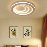 20" 36w Modern Unique Ceiling Light Dimmable LED Ceiling Lamp with Remote Con...