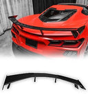 Rear High Wing Spoiler Fit for 2020 2021 2022 2023 Corvette C8 Models ABS Pla...