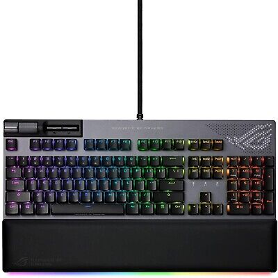 ASUS ROG Strix Flare II Animate 100% RGB Gaming Keyboard - Hot-swappable, ROG...