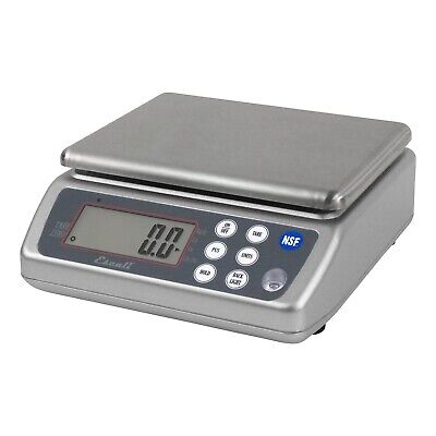 San Jamar SCDG33WD Digital Waterproof Food/Kitchen Scale with Memory Recall, ...