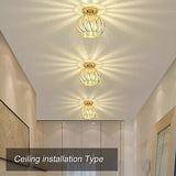 Semi Flush Mount Black LED Ceiling Light Fixtures Crystal Ceiling Lights Chan...