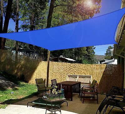 16' x 20' Sun Shade Sail Rectangle Outdoor Canopy Cover UV Block for Backyard...